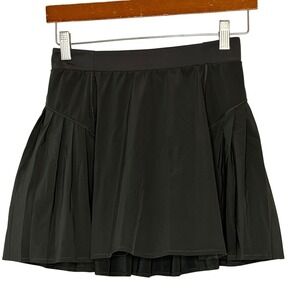 Spanx Get Moving Pleated Skort Womens Small Gray Green Active Tennis Golf 50273R